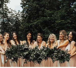 bridesmaid bouquet design wedding flowers vancouver olfco our little flower company